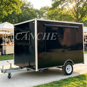 Chariot de restauration mobile certifié Coc pour la vente de glaces, de café et de nourriture de rue en Europe - Product Image 1