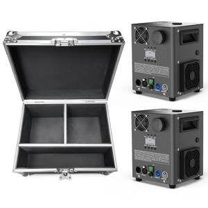 UKING 2 pièces avec flight case, machine à étincelles froides 800W pour effets de scène et de mariage, équipement DMX, télécommande, machine à feux d'artifice - Product Image 1