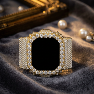 Couvre-lunette de montre de luxe, accessoires de montre personnalisés avec diamants, fabricant en gros - Product Image 3