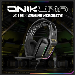 Casque audio professionnel ONIKUMA X13 pour studio d'enregistrement, casque de jeu filaire HIFI, avec structure métallique, pour le sport et les voyages - Product Image 2