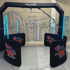 2025บูธแสดงภาพ360เหนือศีรษะแบบหมุนได้ฉาก PL RGB พื้นหลังไฟ LED 360องศา - Product Image 5