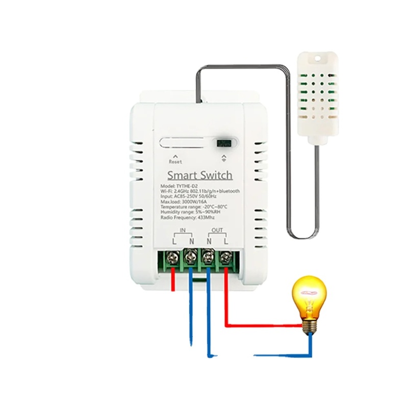 Tuya Smart WiFi Temperature Humidity Switch