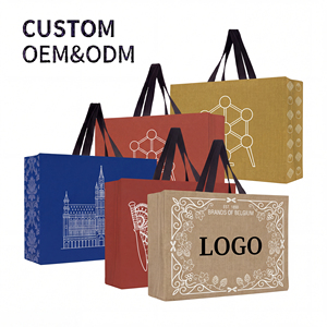 Bolsas Ecológicas Reciclables de Tela No Tejida Impresas para Supermercados, Bolsas Promocionales de Compras - Product Image 1