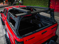 PICK-UP BULL 4X4 - Portaequipajes universal para caja de camioneta, con rodillos y cubierta, para barra antivuelco Dmax