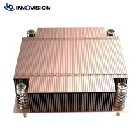 Nouveau dissipateur thermique passif pour serveur PC 1U, hauteur 25,5 mm, avec plaque de contact VC pour processeur Intel LGA1700, espacement des trous 78x78 mm, TDP 200W