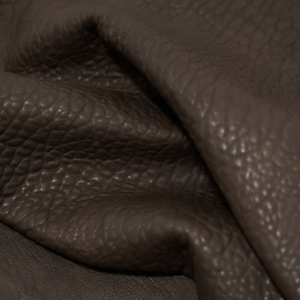 Cuir d'agneau de Nouvelle-Zélande en gris noir lavé naturel tanné végétal Décoration intérieure Maroquinerie pour ceintures et sacs à main - Product Image 1