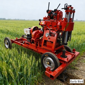 Hot Selling 100m 150m 200m High Efficiency <strong>Geological</strong> <strong>Exploration</strong> <strong>Drilling</strong> Rig Wheel-Type Diesel Engine Water Well <strong>Drilling</strong> Rig - Product Image 3