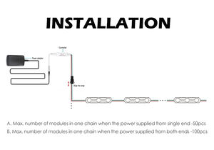 Módulo LED RGB direccionable a prueba de agua IP68 de 12 V CC para letreros, letras y cajas de luz - Product Image 5