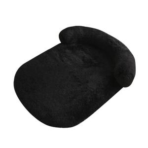 Matelas pour <span class=keywords><strong>chien</strong></span> en tissu pelucheux long et chaud, confortable pour toutes les saisons, grand canapé pour animaux de compagnie, matelas en éponge, lit pour chat, amovible et lavable - Product Image 6