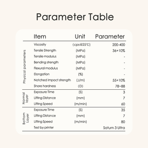 Resina Antinsky Tipo ABS Similar a BJD, Resistente a Impactos, Fácil de Moldear, Alta Resistencia, Curado Rápido, Impresora 3D DLP LCD, Producto Plástico de 1 kg - Product Image 6