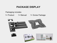 Soporte de Pared para TV LCD/Plasma VESA 200x200 de Alta Calidad, Disponible OEM