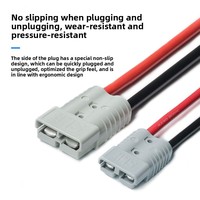 Câbles de connecteurs de charge à courant élevé personnalisés 50A 120A 350A, faisceau de câbles, assemblage de câbles d'alimentation isolés en PVC pour véhicules à énergie nouvelle