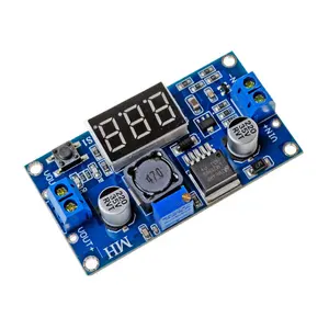 Module LM2596 lm2596s DC-DC 4.0-40V à 1.25-37V Convertisseur Abaisseur Module D'alimentation avec LED Rouge Voltmètre D'affichage