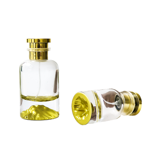 Màu Núi Lửa Dưới Thủy Tinh Nước Hoa Dispenser 30Ml/<span class=keywords><strong>50Ml</strong></span>/100Ml Nhấn Phun Chai Hình Dạng Phẳng Cho Mascara Trần Chai Lưỡi Lê - Product Image 1