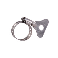 Collier de serrage américain en acier inoxydable avec poignée clé/collier de serrage papillon