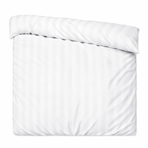 Poland Stock White Hotel <b>Bedding</b> <b>Set</b> Sateen <b>Stripe</b> Polyester Duvet Cover for EU Dropshipping Hospitality Linen - Product Image 5