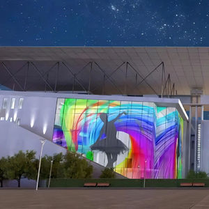 <span class=keywords><strong>Led</strong></span> mỏng linh hoạt Màn hình hiển thị phim P8 Trong suốt bức tường video cho sử dụng trong nhà trung tâm mua sắm quảng cáo hoạt hình <span class=keywords><strong>Led</strong></span> tủ - Product Image 6