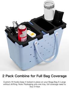 Plateau organisateur pour sacs Bogg Couvercle de rangement pour porte-gobelets Compatible avec le sac Bogg XL pour Stanley 30 oz 40 oz Bogg Bag Top Insert - Product Image 4