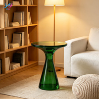 Table à manger en résine transparente personnalisée, meubles de luxe, cristal artificiel moderne, ornement, sculpture artisanale écologique
