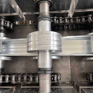 Hoàn thành tự động hoàn toàn tự động đôi đầu <span class=keywords><strong>Keel</strong></span> cuộn hình thành dây chuyền sản xuất với PLC động cơ & mang và bao bì - Product Image 4