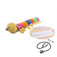 Housse de stéthoscope en peluche douce personnalisée, accessoire médical amusant pour enfants