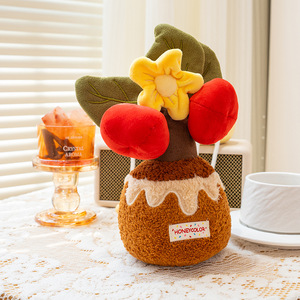 EZBABY Peluche Adorable en Forme d'Arbre en Pot, Poupée Tournesol Artificielle, Plante en Peluche Longue avec Rembourrage en Coton PP, Hauteur 10-30cm, Parfumée - Product Image 5