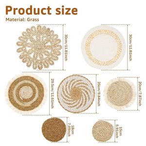 Décorations de plage pour la maison Boho mur petit macramé pièces de décoration de luxe panier en osier africain articles de décoration de <span class=keywords><strong>cuisine</strong></span> - Product Image 5