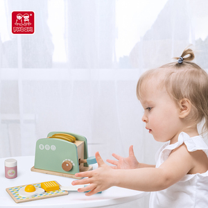 Juego <span class=keywords><strong>de</strong></span> simulación <span class=keywords><strong>de</strong></span> <span class=keywords><strong>madera</strong></span> para niños, cocina preescolar, comida, <span class=keywords><strong>juguete</strong></span>, <span class=keywords><strong>tostadora</strong></span>, juego para niños - Product Image 3