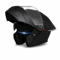 Casque de moto homologué DOT, ABS, modulaire, intégral, à visière relevable, double lentille, personnalisable, sécurité de conduite