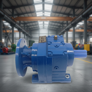 High Efficiency R Series Helical <b>Gear</b> Box Flange Mounted with Solid Shaft Cast Iron ODM for Smart Factory Applications - Product Image 1