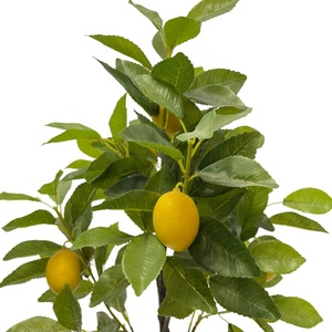 Personnalisé Faux En Plastique Bonsaï Artificielle <span class=keywords><strong>Citronnier</strong></span> Pièce Maîtresse Feuilles Vertes <span class=keywords><strong>pour</strong></span> Entrée Bureau Maison Thanksgiving Décor De Vacances - Product Image 5