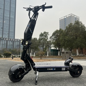 Trottinette électrique pliable de haute qualité Geofought avec pneus de route de 11 pouces, commande par application, 72V 30AH 40AH, autonomie de 120 km, avec siège - Product Image 2
