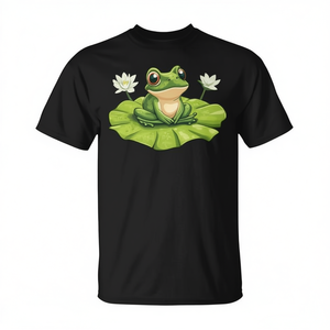 Maglietta premium Kawaii Frog Lily Pad - Product Image 2