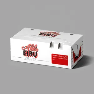 Caja de papel de precio razonable de alta calidad, caja para llevar, caja de embalaje de pollo frito ecológico para comida rápida