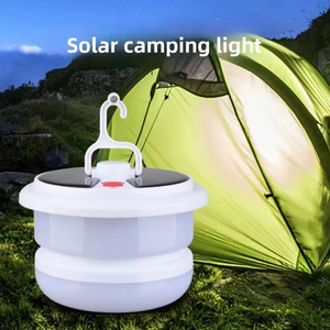 Lámpara LED Solar Portátil para Camping con Batería de Litio, Control Táctil, Clasificación IP, Luz Blanca Cálida 50000 - Product Image 3