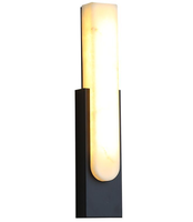 Lampe murale LED à intensité variable de style moderne et luxueux, couleur or, certifiée APCITL, pour salon et chambre à coucher
