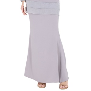 Completo turco SIPO in due pezzi, abito lungo islamico per la festa di Ramadan, abbigliamento autunnale per donne musulmane, Baju Kurung per signore. - Product Image 5