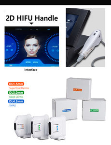 Appareil portable d'échographie focalisée 2 en 1 HIFU pour le rajeunissement de la peau, machine liposonique pour le raffermissement et l'amincissement de la peau - Product Image 4