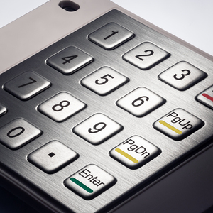 4x4 IP65 <span class=keywords><strong>Keypad</strong></span> logam Nomor baja tahan karat dengan penutup silikon tahan air untuk kios swalayan luar ruangan - Product Image 6