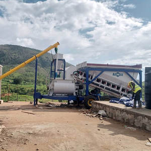 Centrale à béton mobile de 40 m3/h en Éthiopie et au Burundi - Product Image 2