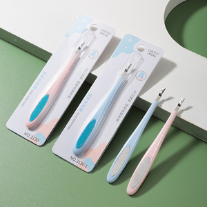 LMLTOP Fourchette à ongles pour enlever la peau morte avec lime à ongles 3031 Fourchette pour Nail Art Cuticule Callus Remover Trimmer Fork Manicure Toenail Pusher - Product Image 6