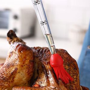 <b>Hot</b> Selling Set Heat Resistant Food Grade Silicone Turkey Baster for Cooking and Home Baking Kitchen Tool - Product Image 5