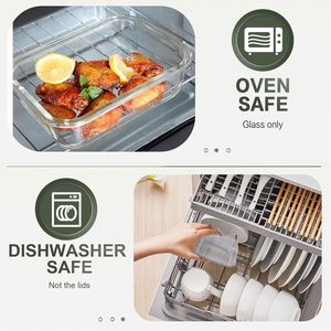 Juego de Recipientes de Vidrio Prensado para Almacenamiento de Alimentos, Aptos para Microondas, Herméticos, de Grado Alimenticio, Accesorios de Cocina, Gran Venta 2025 - Product Image 3