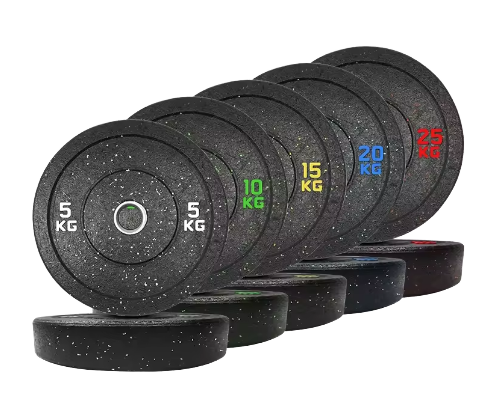 Gym Home Use Fitness Equipment Rubber Barbell Plates Strength Training Weight Plates