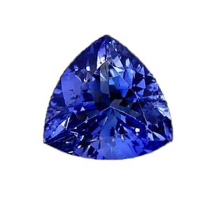 Piedra Preciosa Suelta de Tanzanita Azul Cultivada en Laboratorio, Corte Trillón, Claridad AAA+, Brillo Intenso, Color Violeta - Product Image 1