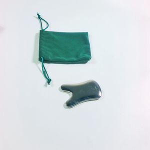 Huiying aleación de zinc forma cóncava facial guasha logotipo privado impreso cara pierna mano cuerpo masajeador - Product Image 2