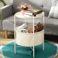 Vente directe usine Tables basses en fer forgé de luxe léger, Tables d'appoint de canapé, Tables de chevet simples, Rangement et organisation pour chambres