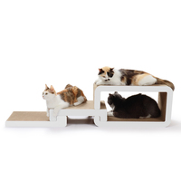 Le matériel de papier durable classique 3-en-1 Cat Scratch Board peut être librement apparié et combiné