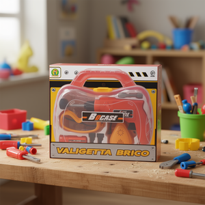Valigetta Brico <b>Tool</b> Set 30x26x8 Cm For Kids Age 3+ - Product Image 1