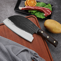 Couteau chinois Super Sharp en acier au carbone à prix d'usine et couteau à découper avec manche en ébène